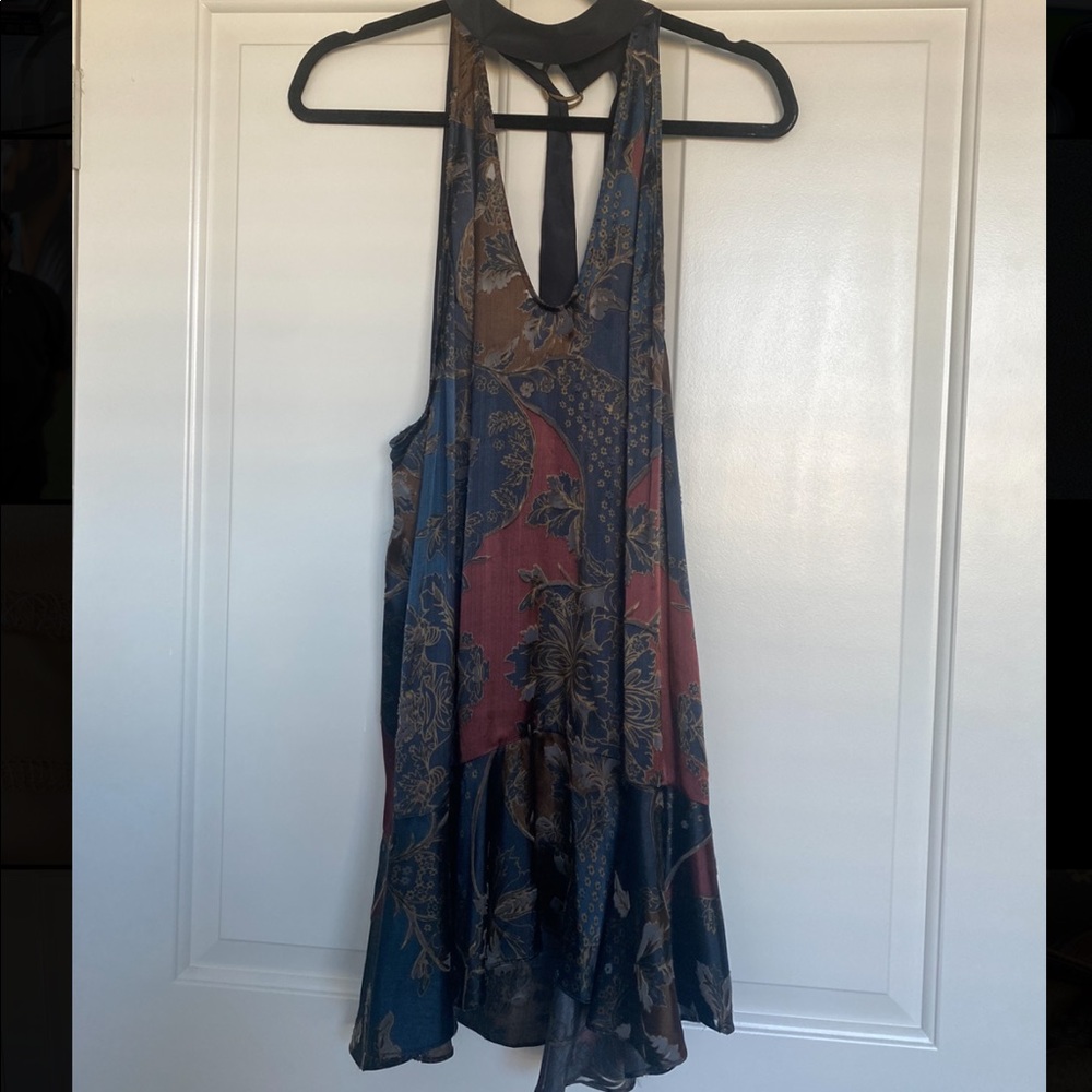 Free People Choker Halter Dress